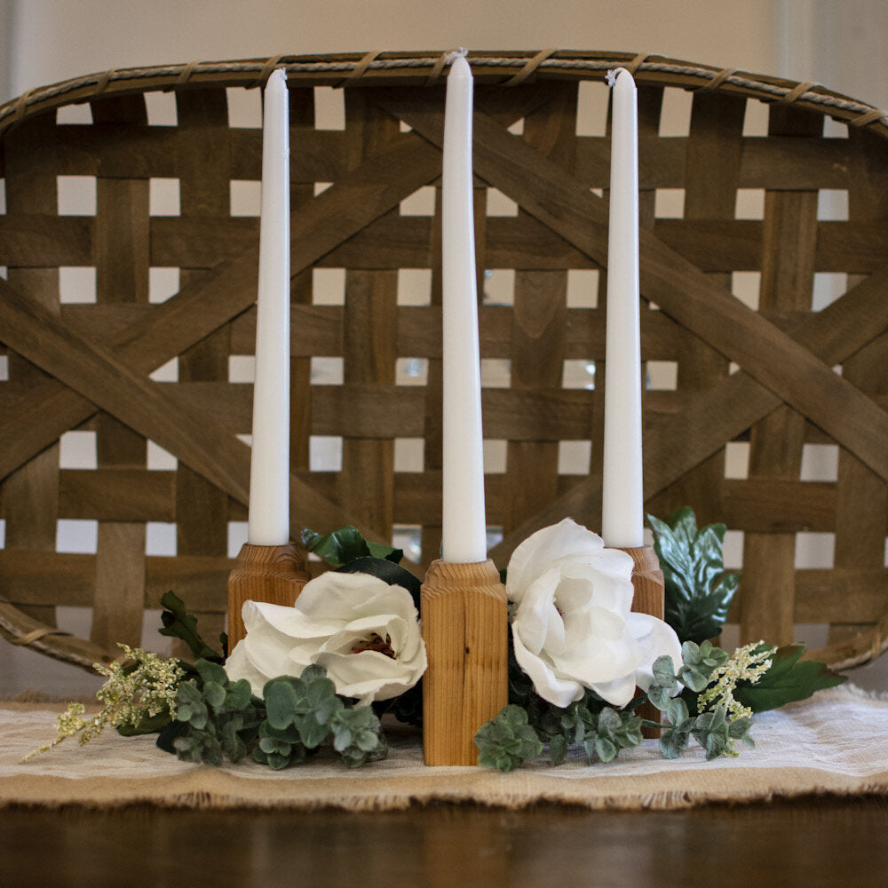 Modo Wooden Taper Candle Holder