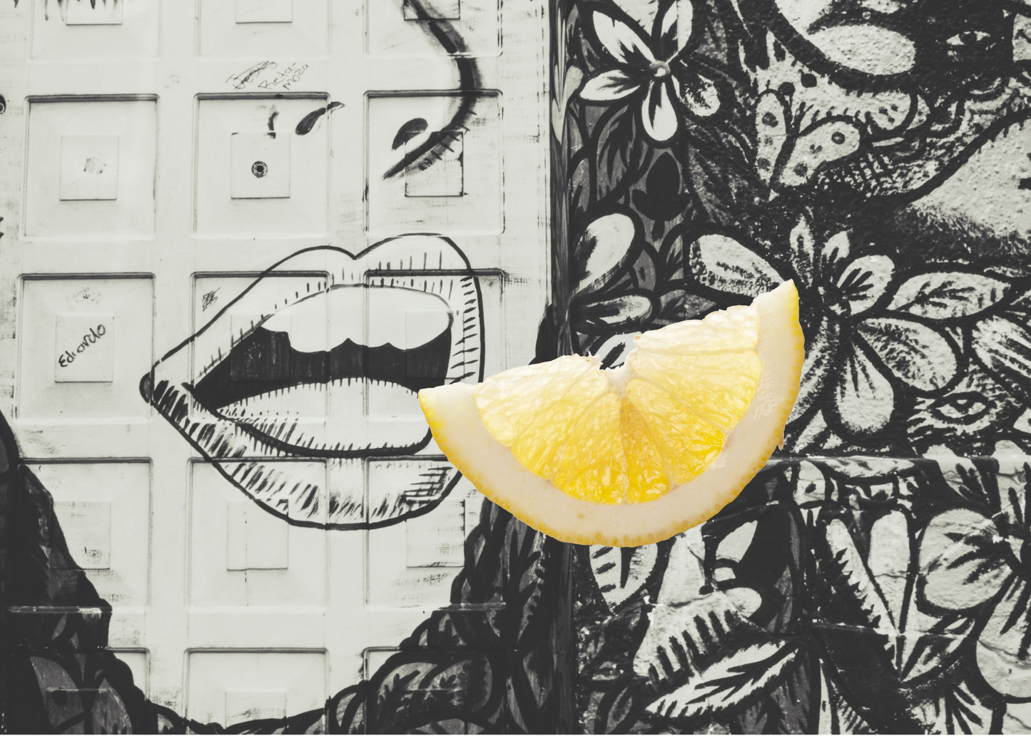 Black & White Lemon Art Prints