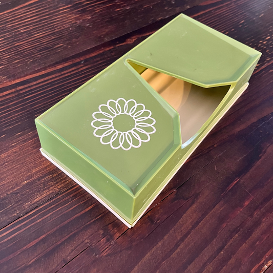 1970s Green Kleenex Box