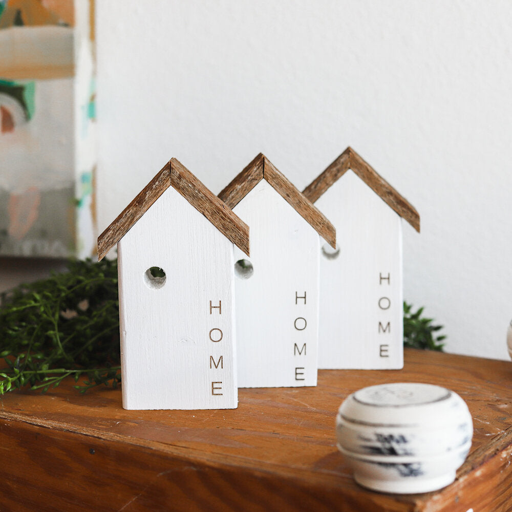 Reclaimed Lath Roofed Birdhouse