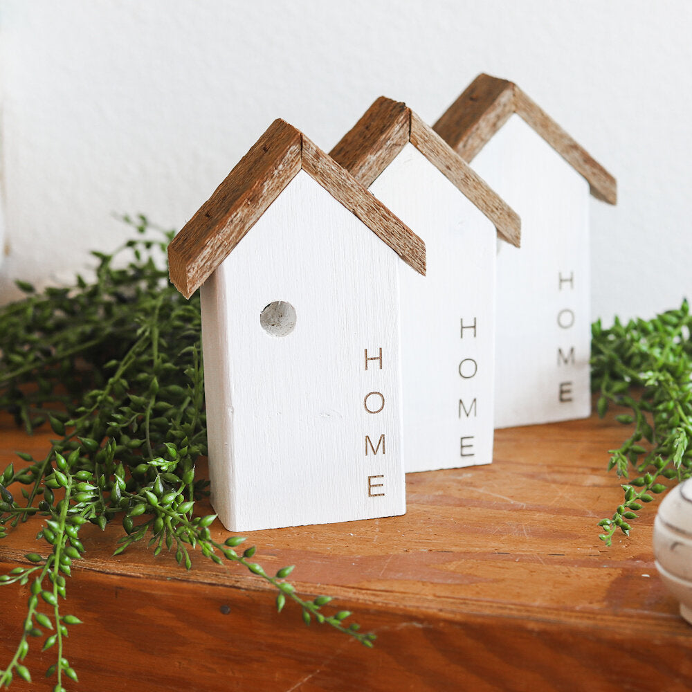 Reclaimed Lath Roofed Birdhouse