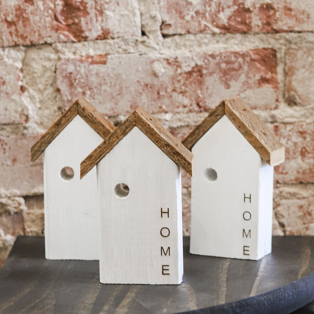 Reclaimed Lath Roofed Birdhouse