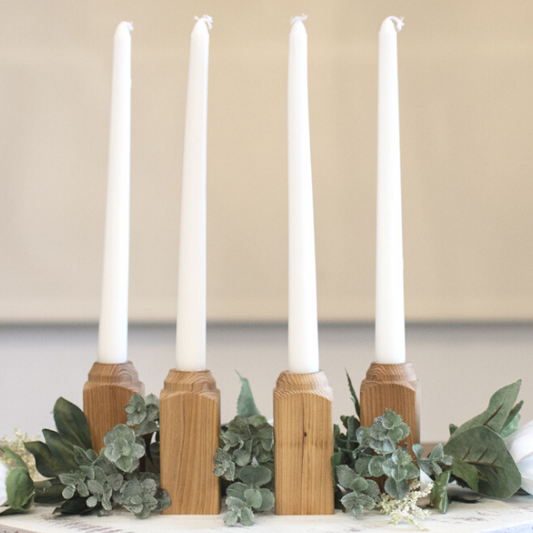 Modo Wooden Taper Candle Holder